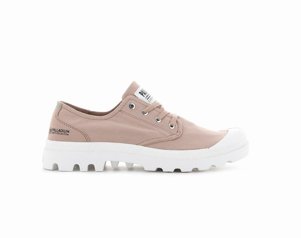 Palladium Pampa Oxford Organic Ii Women's Shoes Rose (INRD56871)